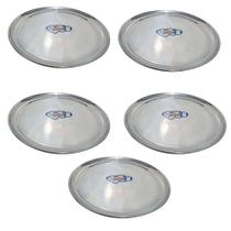 Kit 05 Bandejas Redonda Hotel Restaurante 40 cm-Alumínio ABC Kit 05 Bandejas Redonda Hotel Restaurante 40 cm-Alumínio ABC