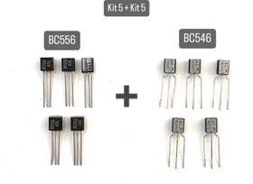 Kit 05 BC556 + 5 BC546 Par Complementar - Original