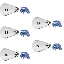 Kit 05 Bicos De Confeitar Wilton 35 Estrela Fechada Nfe Kit 05 Bicos De Confeitar Wilton 35 Estrela Fechada Nfe