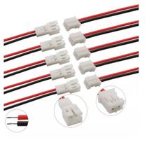 Kit 05 Cabo Conector Jst Ph2.0 (5 M/F) Drone Modelismo 15cm
