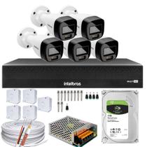 Kit 05 Câmeras Intelbras VHD 1220B Full Color Dvr 8ch 1008-c C/hd 1TB Kit 05 Câmeras Intelbras VHD 1220B Full Color Dvr 8ch 1008-c C/hd 1TB