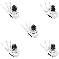 Kit 05 Câmeras Ip 3 Antenas Wifi Yoosee Visão Noturna Onvif Kit 05 Câmeras Ip 3 Antenas Wifi Yoosee Visão Noturna Onvif