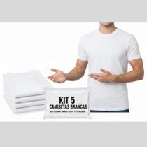 Kit 05 Camisetas Pretas/ Brancas Slim Gola Careca Masculina- Hering Tamanho:PCor:Branco Kit 05 Camisetas Pretas/ Brancas Slim Gola Careca Masculina- Hering Tamanho:PCor:Branco