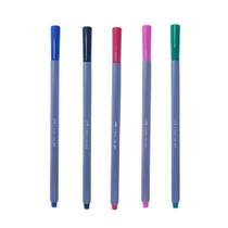 Kit 05 Canetas Hidrográfica Fineliner 0.4mm Ponta Agulha Extra Fina - BRW Kit 05 Canetas Hidrográfica Fineliner 0.4mm Ponta Agulha Extra Fina - BRW