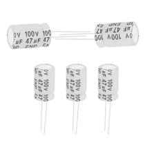 Kit 05 Capacitor 47x100 Bipolar 47Uf 100V Para Driver Som