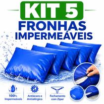 Kit 05 Capas Travesseiro 50 x 70 Hospitalar Impermeavel Kit 05 Capas Travesseiro 50 x 70 Hospitalar Impermeavel