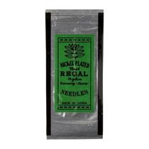 Kit 05 Cartelas Agulha de Mao Manual Regal Numero 10 - 3,9 cm OT20-3 0010 Nº10