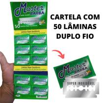 Kit 05 Cartelas C 250 Lâminas Inteiras Cromo E Platina Kindi