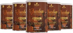 Kit 05 Chocobon achocolatado vitaminado com DHA sem açúcar