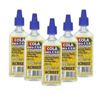 Kit 05 Colas para EVA e Isopor 35g Acrilex Kit 05 Colas para EVA e Isopor 35g Acrilex