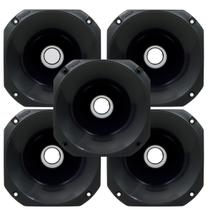 Kit 05 Cone Corneta Para Driver Curto 1450 Plástico Preto