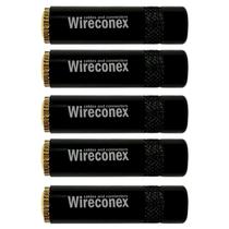 Kit 05 Conectores P2 Femea Stereo Wc 2323 Wireconex F108