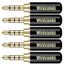 Kit 05 Conectores P2 Trrs Linha Wc 2314 Wireconex