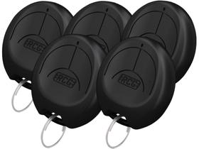 Kit 05 Controle Remoto Portão Alarme Trigger RCG 433 Chaveir