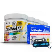 Kit 05 Creatina AZ - Inove Nutrition - Grátis 1 Testosterol