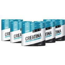 Kit 05 Creatina Monohidratada Sem Sabor 300g Shark Pro