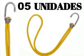 Kit 05 Elásticos Extensor Borracha p/ Caminhão Carreta AMARELO