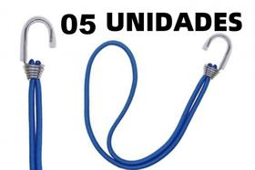 Kit 05 Elásticos Extensor Borracha p/ Caminhão Carreta AZUL