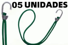 Kit 05 Elásticos Extensor Borracha p/ Caminhão Carreta VERDE