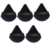 Kit 05 Esponja Veludo Puff Triangular Maquiagem Pó Base Kit 05 Esponja Veludo Puff Triangular Maquiagem Pó Base