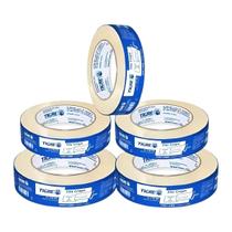 Kit 05 Fita Crepe Media Uso Geral 24 Mm X 50 M Tigre Ref 2181-025