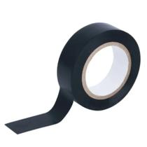 Kit 05 Fitas Isolante Antichamas Preta 9 Metros X 17mm Preto Lisa