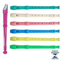 Kit 05 Flauta de Brinquedo Para Crianças Cores Sortidas Musica Prenda Flautinha De Brincar