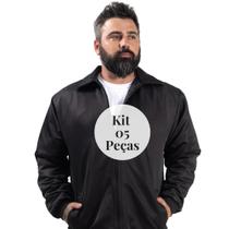 Kit 05 jaquetas em Microfibra Profissional Uniformes