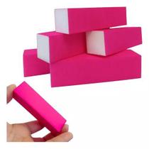 Kit 05 Lixas Mágica bloco polidora manicure Unha gel