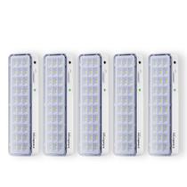 Kit 05 Luminárias de Emergência Led Intelbrás Autônoma Lea 31 com 30 Leds Branco Bivolt Kit 05 Luminárias de Emergência Led Intelbrás Autônoma Lea 31 com 30 Leds Branco Bivolt