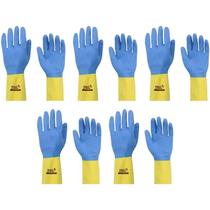 Kit 05 Luvas Segurança Bicolor Slim Volk CA 37900 Kit 05 Luvas Segurança Bicolor Slim Volk CA 37900