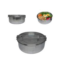 Kit 05 Marmita De Alumínio Mais Seguranca Para Transportar Kit 05 Marmita De Alumínio Mais Seguranca Para Transportar