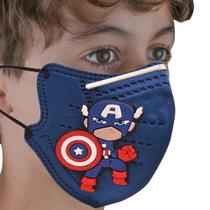 Kit 05 máscaras de proteção n95 pff2 kn95 anatômica 3d adulto e infantil - MEDI COMPANY