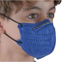 Kit 05 máscaras de proteção n95 pff2 kn95 anatômica 3d adulto e infantil