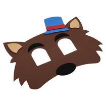 Kit 05 Máscaras Fantasia Infantil Animal Lobo Floresta Kit 05 Máscaras Fantasia Infantil Animal Lobo Floresta