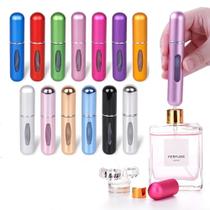 Kit 05 Mini Porta Perfume Atomizador Recarregável 5ml