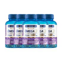 Kit 05 Ômega 3 120 Cápsula 1000mg Catarinense Nutrição