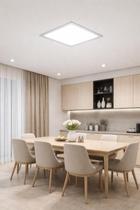 Kit 05 Painel Plafon Led Embutir Slim 15x15 12w Quadrado