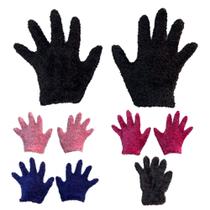 Kit 05 Par Luva Infantil Juvenil KIDS Pelinho Lã Quente Inverno Moda Pelucia