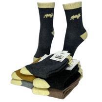 Kit 05 pares Meia Aquece Inverno Carneiro Unissex Cano alto Cal 38 A 43 Deluxe Kit 05 pares Meia Aquece Inverno Carneiro Unissex Cano alto Cal 38 A 43 Deluxe