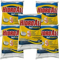 Kit 05 Pastilha Tablete Cloro Penta Multi Ação 200g Hidroall Kit 05 Pastilha Tablete Cloro Penta Multi Ação 200g Hidroall