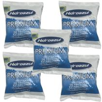 Kit 05 Pastilha Tablete Hidroazul Premium 200g Para Piscina