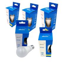 Kit 05 peças da Lâmpada Led 15w 3000k Bulbo E27 IP40 Bivolt
