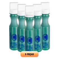 Kit 05 Peças Marcador Caneta Riscador Pincel Industrial Traço Forte Permanente Ponta 3mm 60Ml Lwb-0700