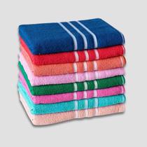 Kit 05 Peças Toalha De Banho 100% Algodão Tek Escala