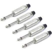 Kit 05 Plug P10 Mono Sa2x Santo Angelo Com Baquelit Oferta