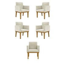 Kit 05 Poltronas Decorativa Reforçada Oferta - Balaqui Decor