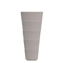 Kit 05 Potes Empilháveis Cinza Dunas Germer Porcelanas Kit 05 Potes Empilháveis Cinza Dunas Germer Porcelanas