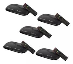 Kit 05 Receptores com lnbf oituplo nova parabólica vx10 vicencis