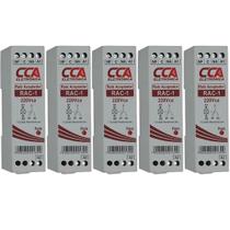 Kit 05 rele acoplador 220vca 1 contato reversivel sibratec